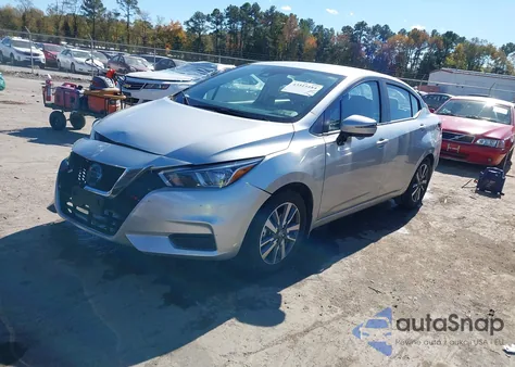 2021 Nissan Versa Sv Xtronic Cvt из США, поврежденный, VIN 3N1CN8EV8ML923372